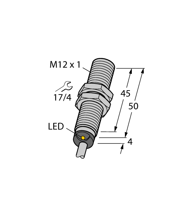 TURCK BI4-M12-AP6X-H1141 4608030 Inductif Capteur PNP