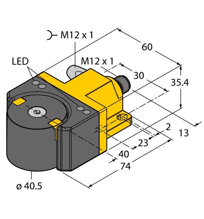 Position Sensor Turck Ni4-DS20-2aP6X2 