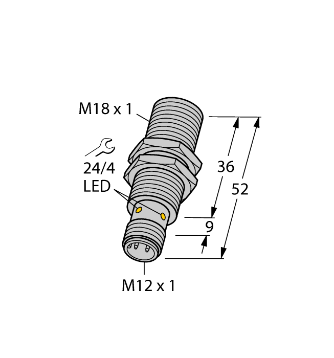 TURCK BI5-M18-Y1X-H1141 40152 Inductive sensor 
