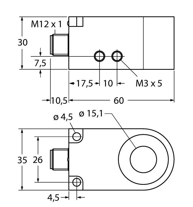 Details about   Turck Ring Prox 15mm One Shot Output Bi15R-W30-DA4P6X-H1141 