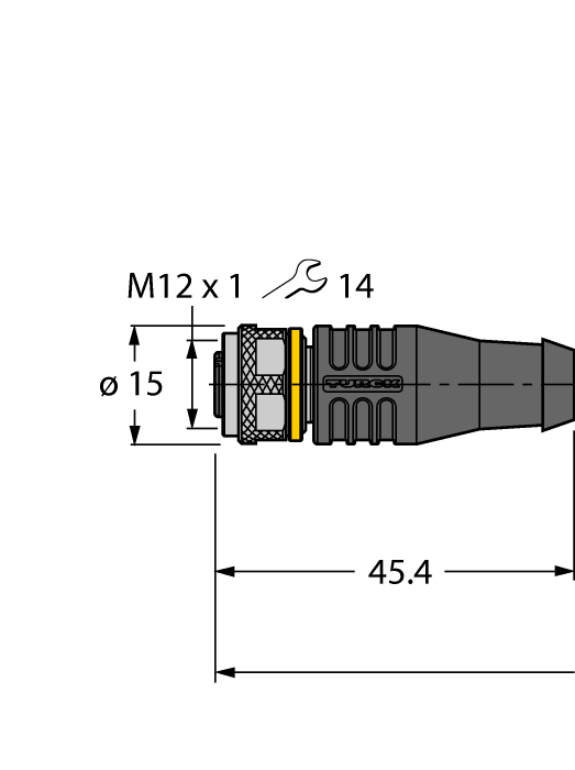 Turck Sensorleitung M12 Wk4.23T-10/S90 