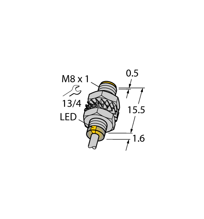 Turck Sensor NI3-M08-AP6X Induktiv 4602929 Sensor 