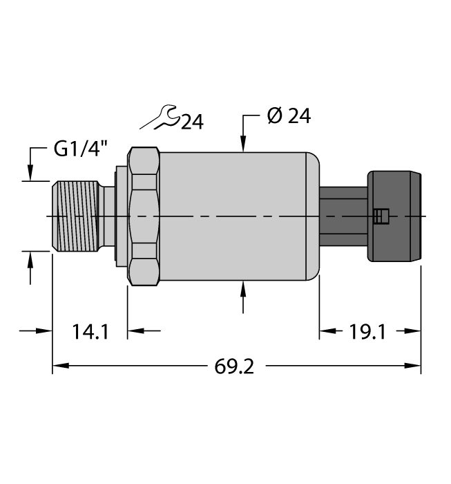 Drucktransmitter Dt1 Klasse 0,5% 4-20Ma, 69,00 - TOLB