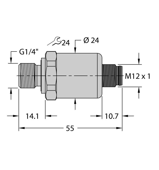 EMPEO Drucktransmitter - Präzisions-Messumformer 0-250 Bar, 0,5% Genauigkeit, Made In Germany