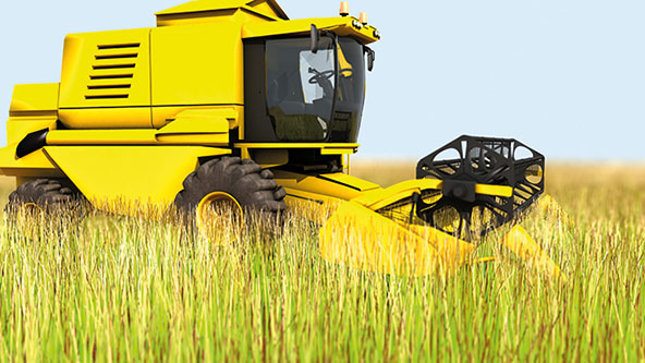 Material Flow Monitoring On A Combine Harvester Turck Your Global Automation Partner
