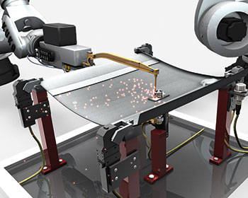 Inductive Sensor detects a welding nut