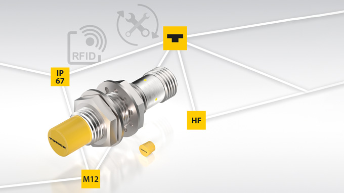 RFID-Schreib-Leseköpfe und Tags im Miniaturformat